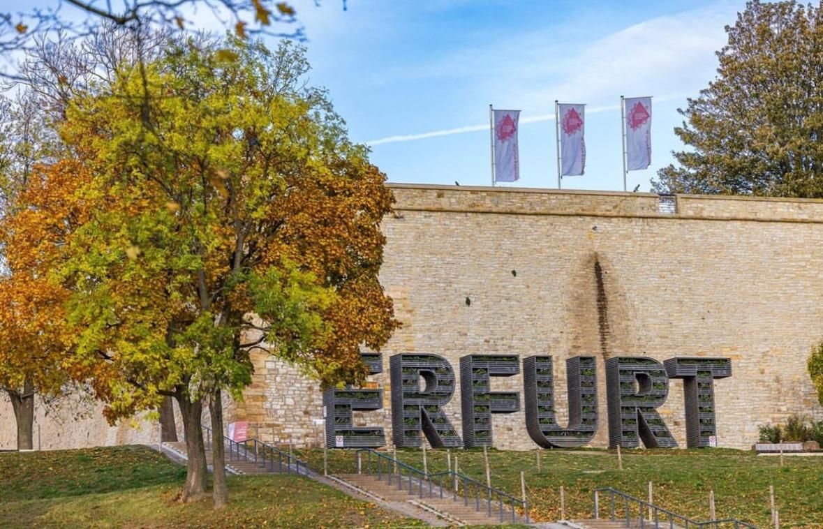 -Apartment Am Luisenpark-Perfekte Lage Im Gruenen Fuer Ihren Aufenthalt Erfurt Exterior photo